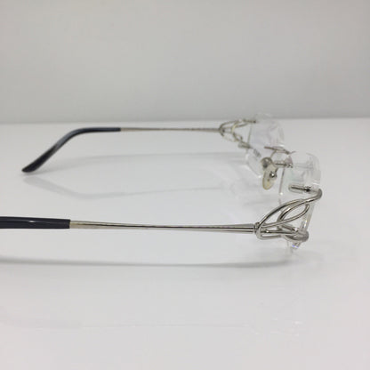 Vintage Fred Lunettes Volute F2 Silver Eyeglasses - Super Vision Optical