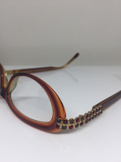 Vintage Daniel Swarovski S143/20 6052 Gold Eyeglasses - Super Vision Optical