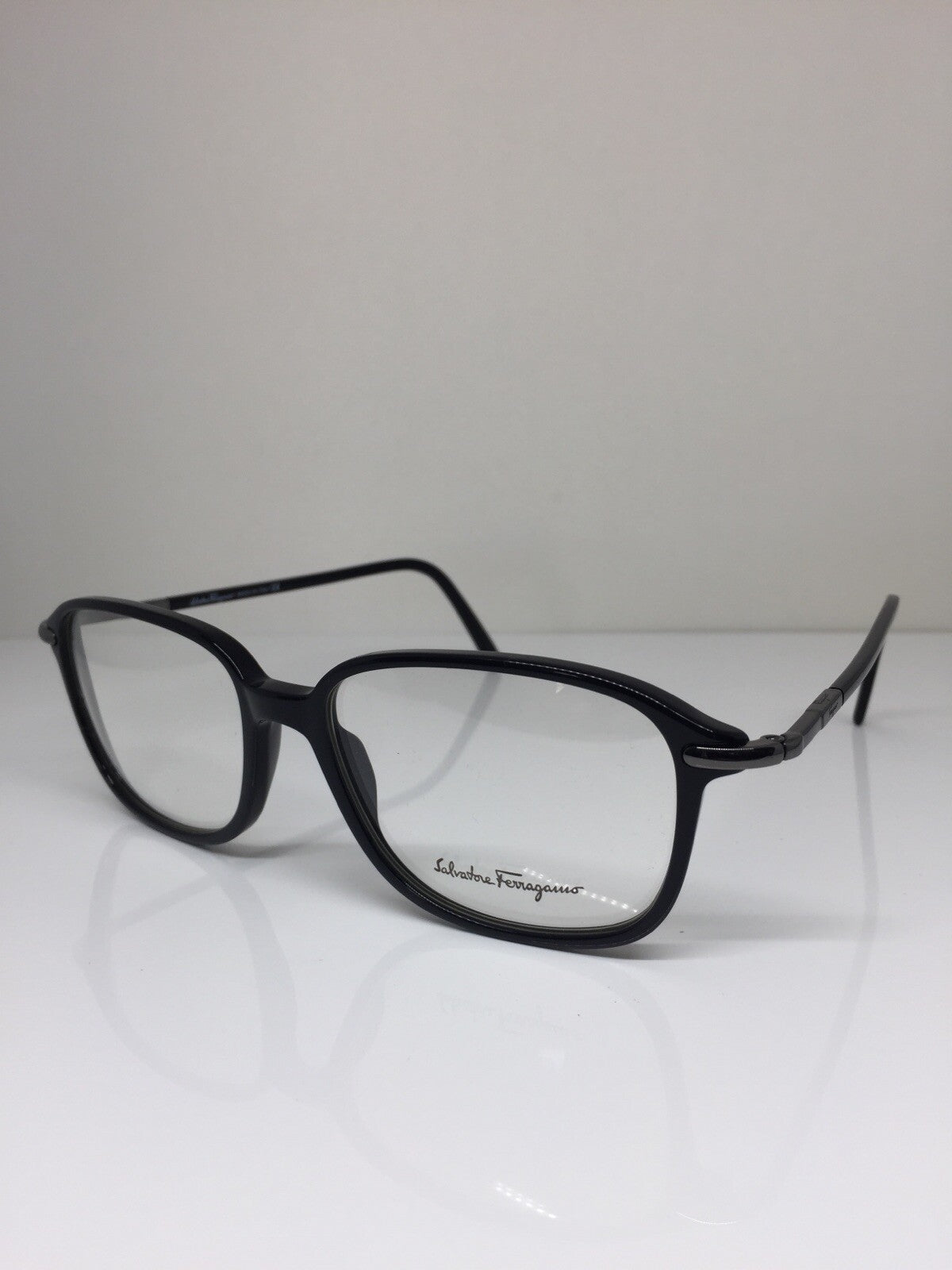 Vintage Salvatore Ferragamo SF 2526 Black Eyeglasses - Super Vision Optical