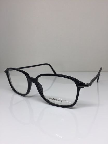 Vintage Salvatore Ferragamo SF 2526 Black Eyeglasses - Super Vision Optical
