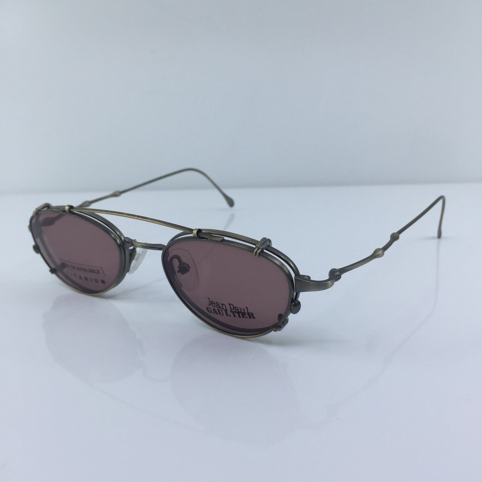 Vintage Jean Paul Gaultier JPG 55-0018 Gold Eyeglasses - Super Vision Optical