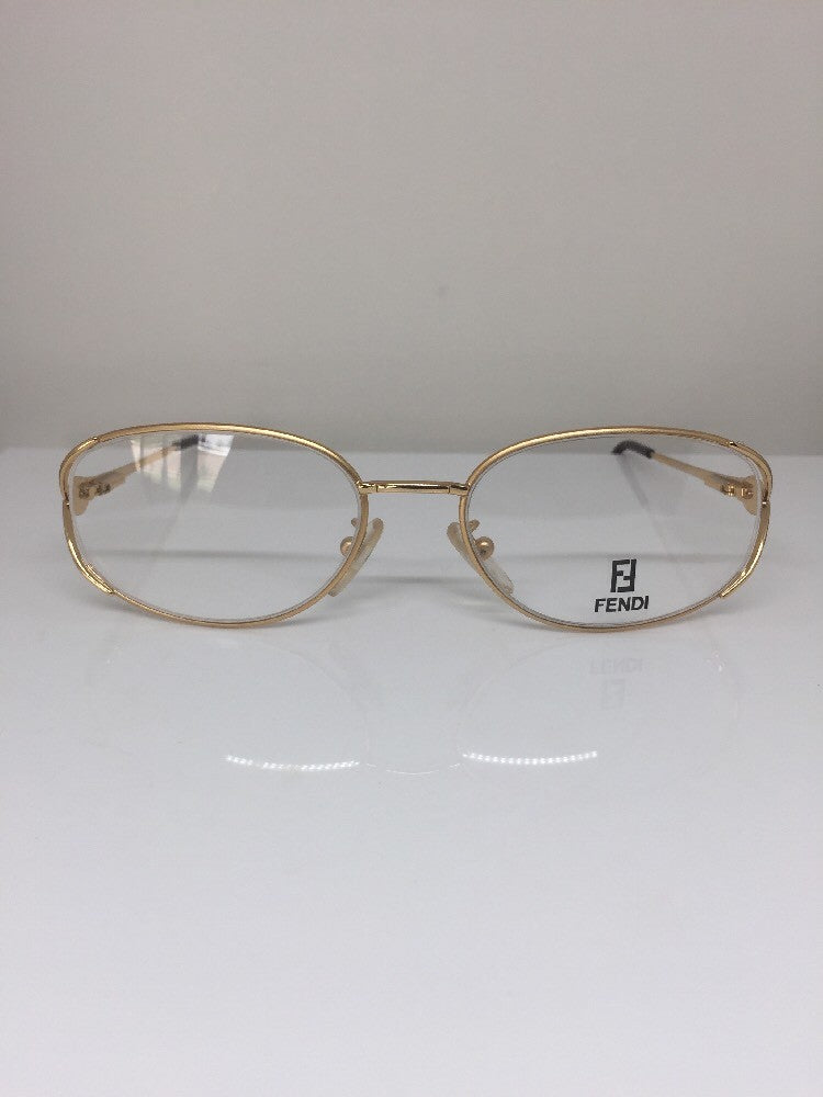 Vintage Fendi F82 GOLDEN GLIMMER Gold Sunglasses - Super Vision Optical
