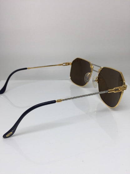 Vintage FRED Lunettes Paris Cap Horn Gold Sunglasses - Super Vision Optical