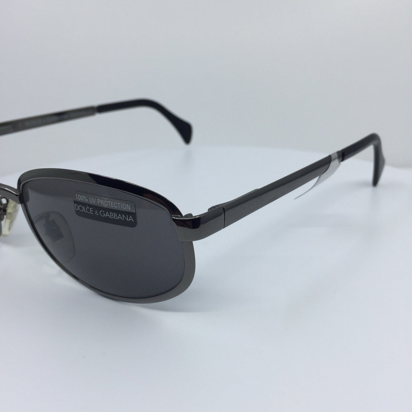 Vintage Dolce & Gabbana DG 102 Gunmetal Sunglasses - Super Vision Optical