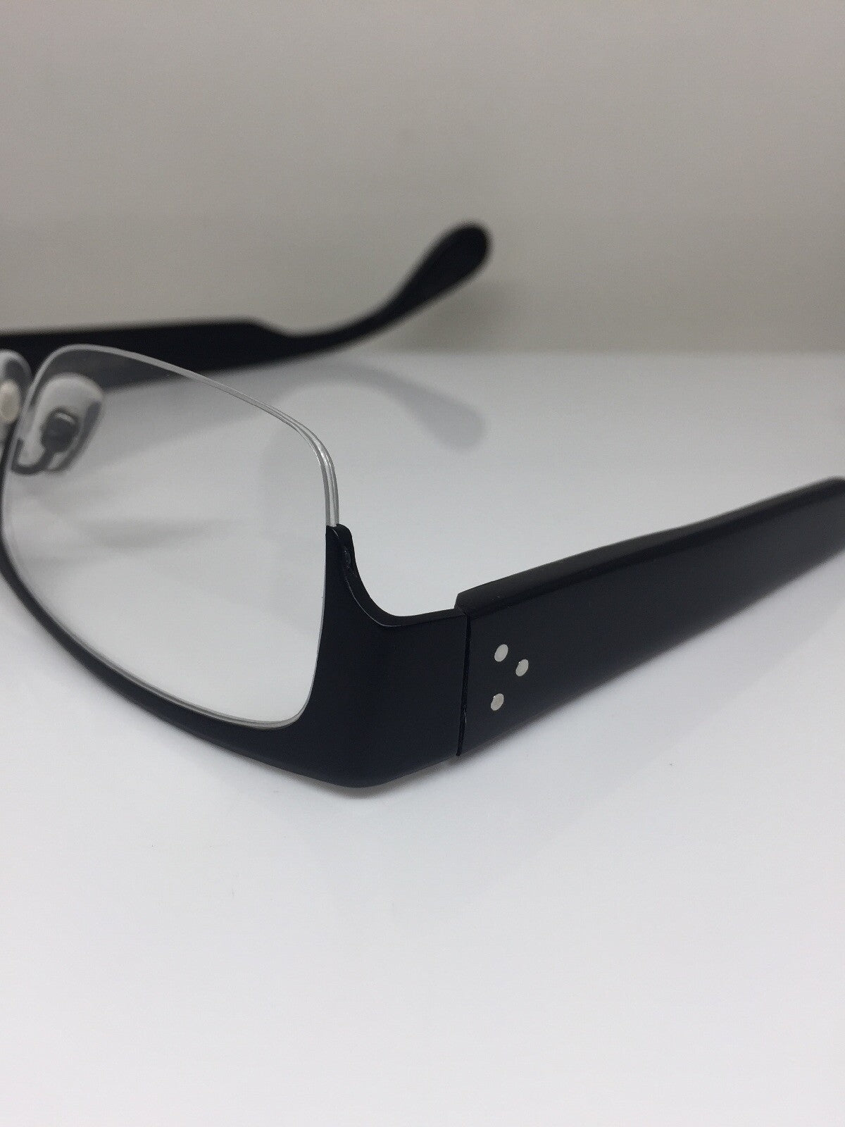 Vintage Blinde By Richard Walker Goin, Goin, Gone Black Eyeglasses - Super Vision Optical
