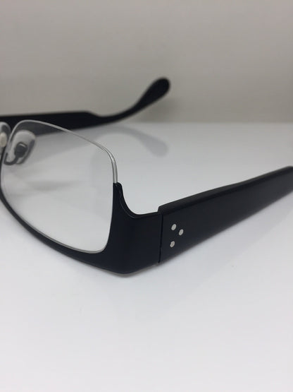 Vintage Blinde By Richard Walker Goin, Goin, Gone Black Eyeglasses - Super Vision Optical