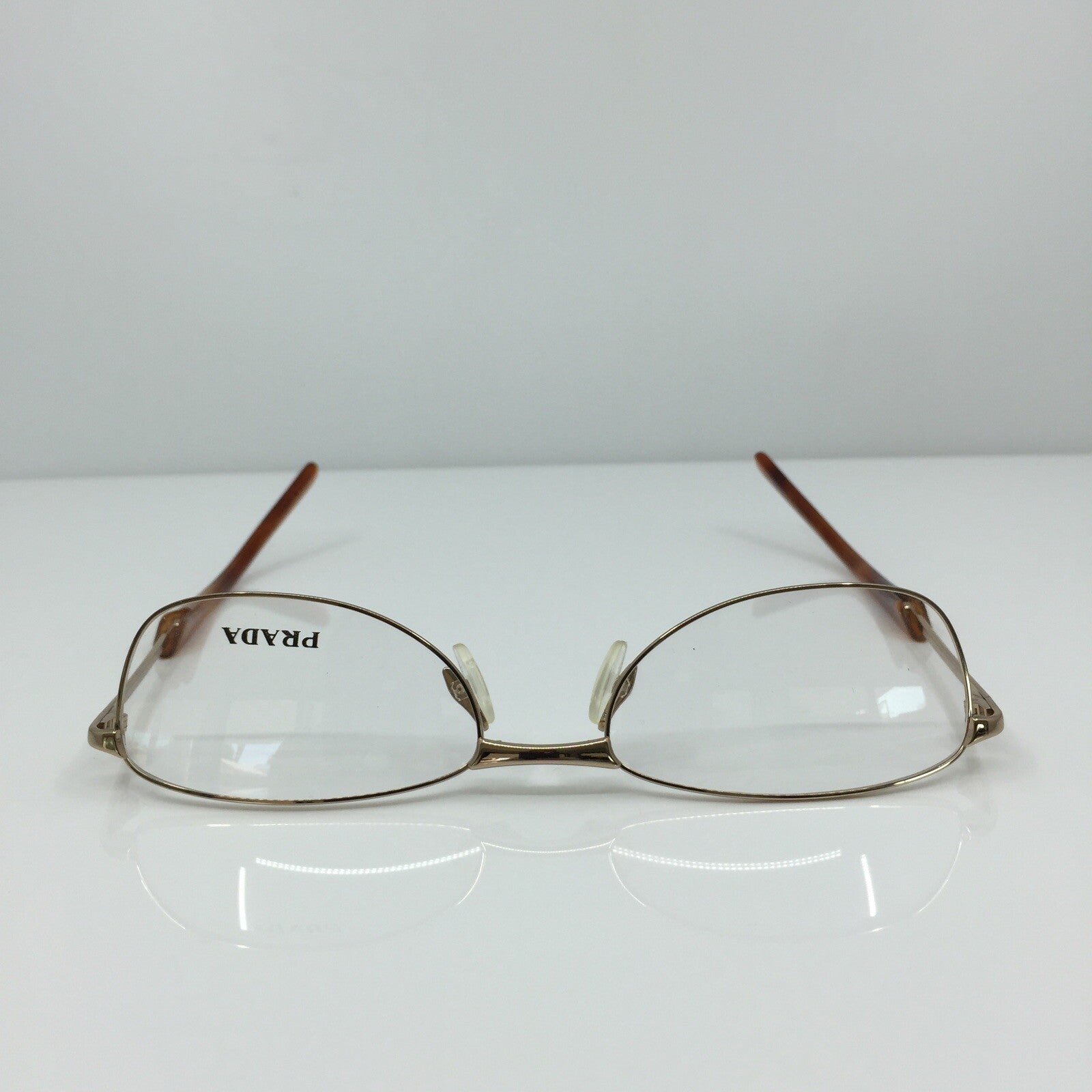 Vintage Prada VPR 76C Gold Eyeglasses - Super Vision Optical
