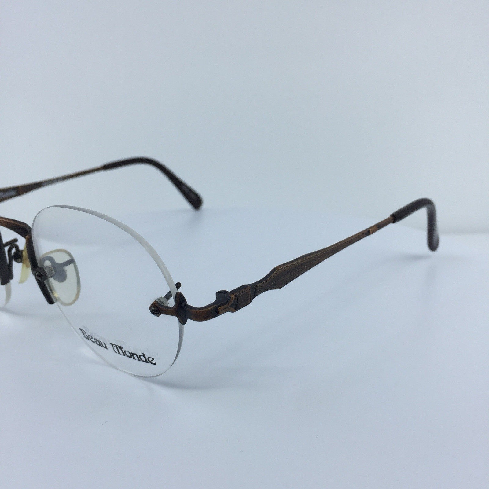 Vintage Beau Monde Collection Westbury Brown Eyeglasses - Super Vision Optical