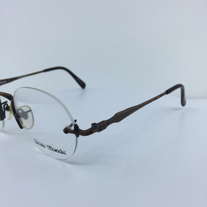Vintage Beau Monde Collection Westbury Brown Eyeglasses - Super Vision Optical