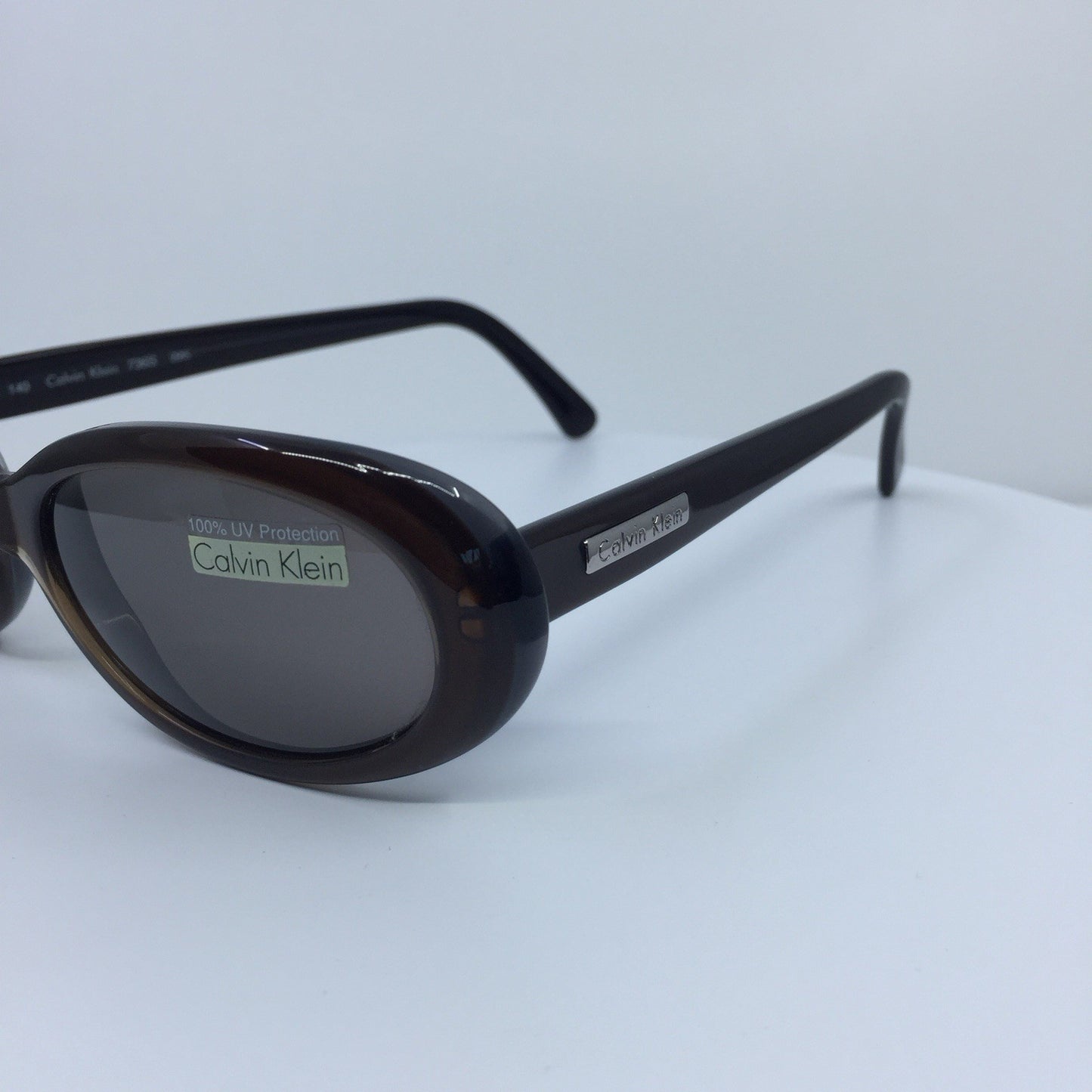 Vintage Calvin Klein CK 736, CK 736S, CK 736-S Brown Sunglasses - Super Vision Optical