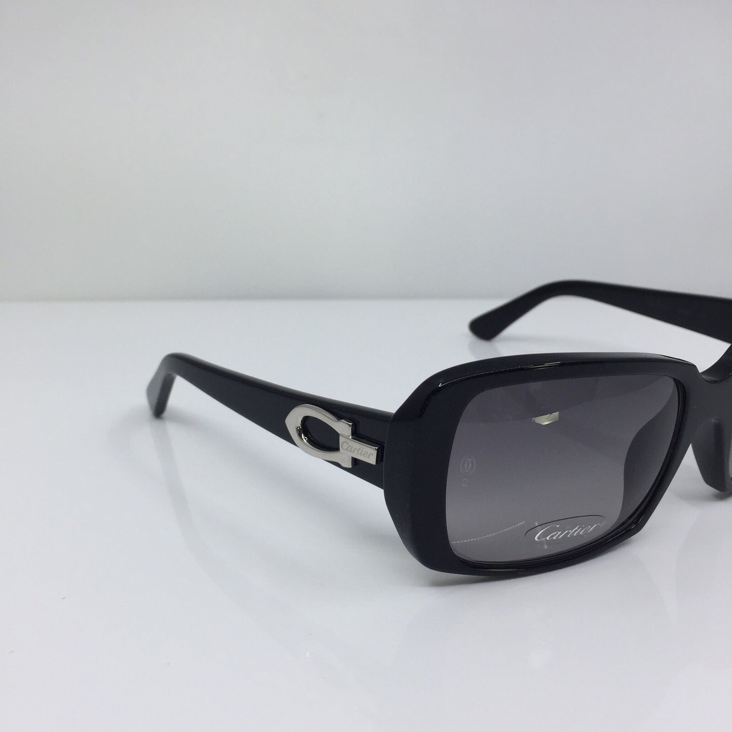 Vintage Cartier T8200608 Black Sunglasses - Super Vision Optical