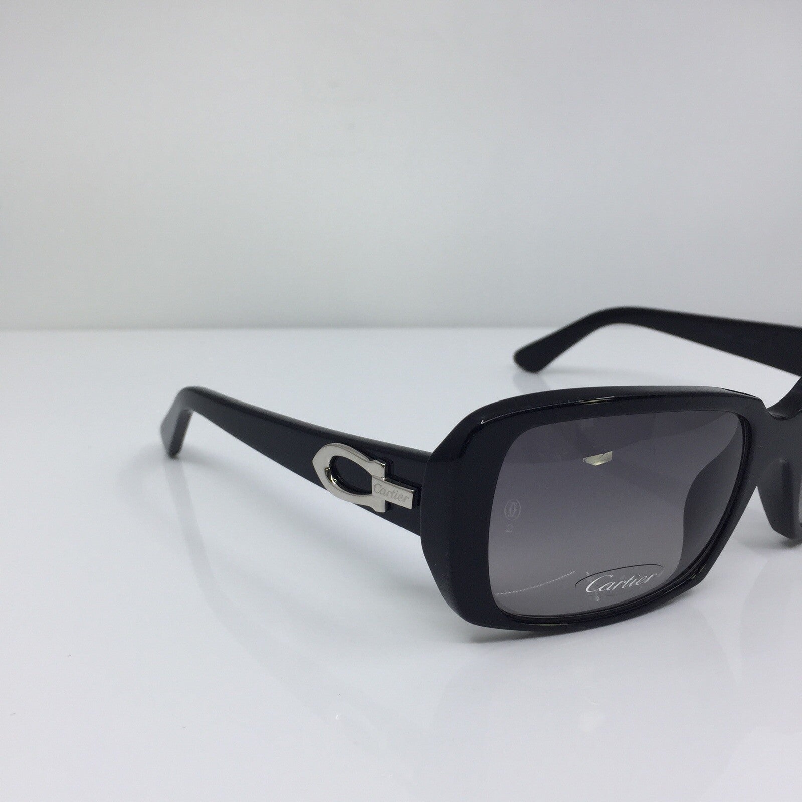 Vintage Cartier T8200608 Black Sunglasses - Super Vision Optical