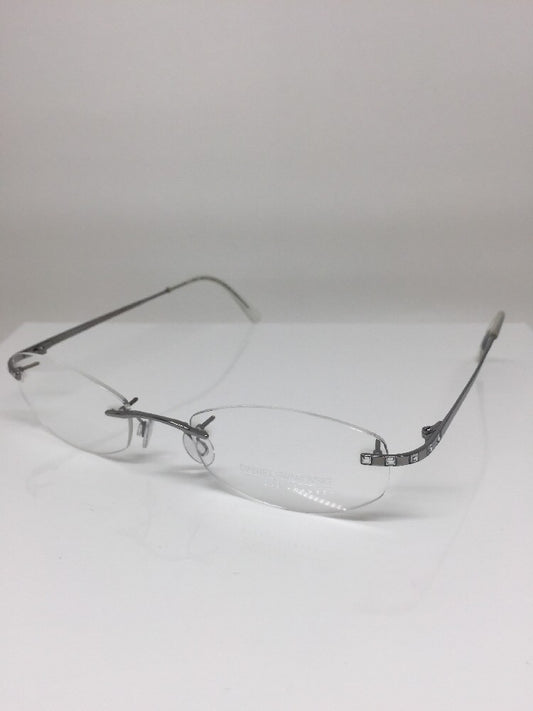 Vintage Daniel Swarovski S 058 Silver Sunglasses - Super Vision Optical
