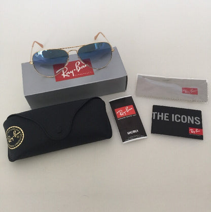 Vintage Ray-Ban RB 3025 Gold Sunglasses - Super Vision Optical