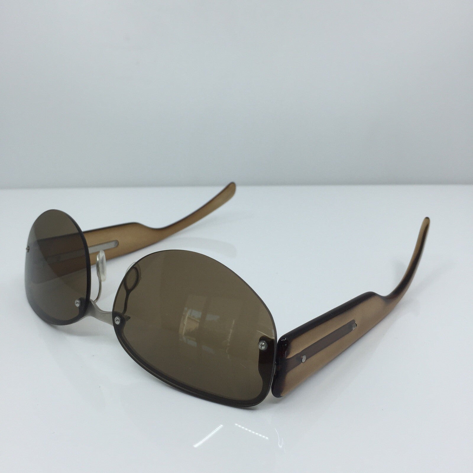 Vintage Prada SPR 59B Silver Sunglasses - Super Vision Optical
