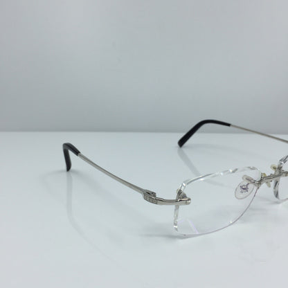 Vintage Fred Lunettes Manhattan F1 Silver Eyeglasses - Super Vision Optical