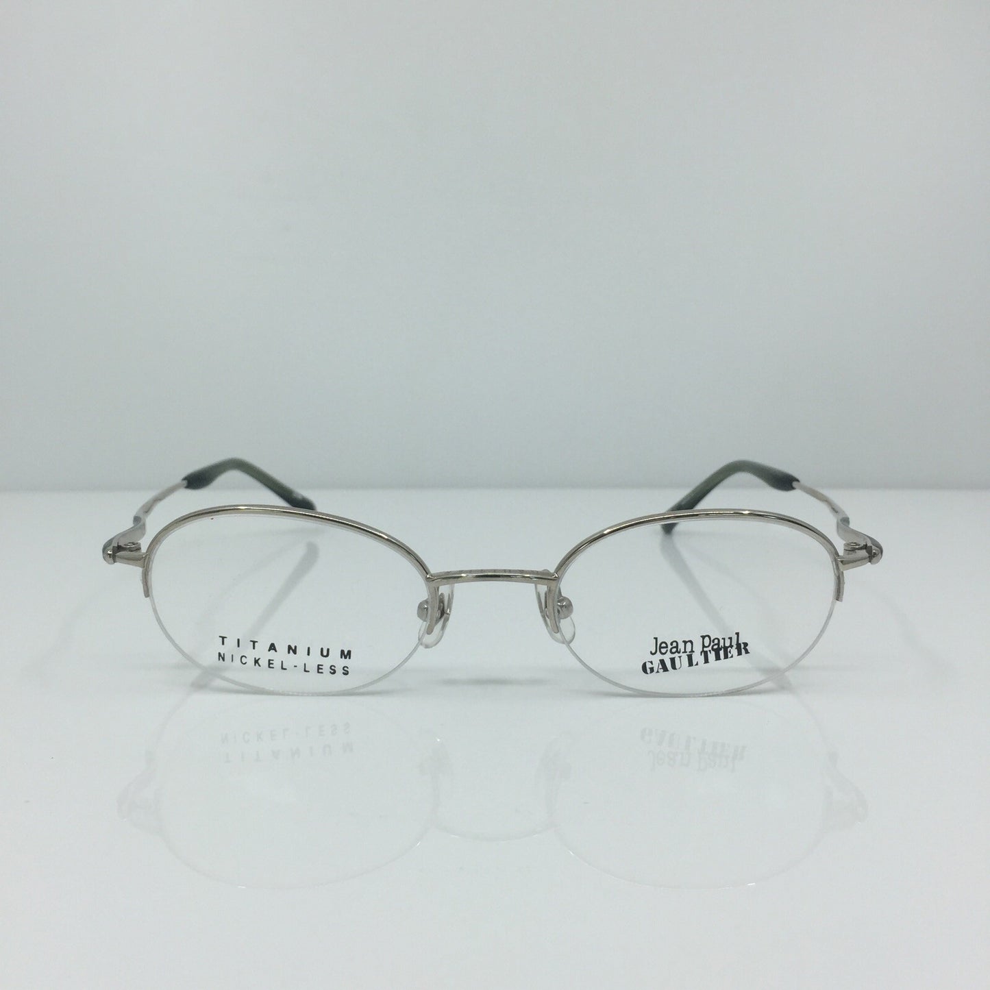 Vintage Jean Paul Gaultier JPG 55-0031 Silver Eyeglasses - Super Vision Optical