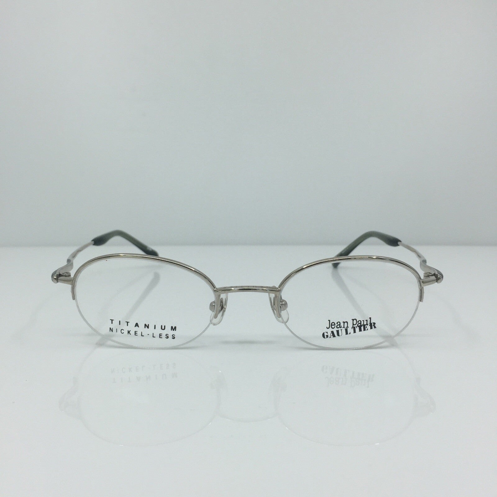 Vintage Jean Paul Gaultier JPG 55-0031 Silver Eyeglasses - Super Vision Optical