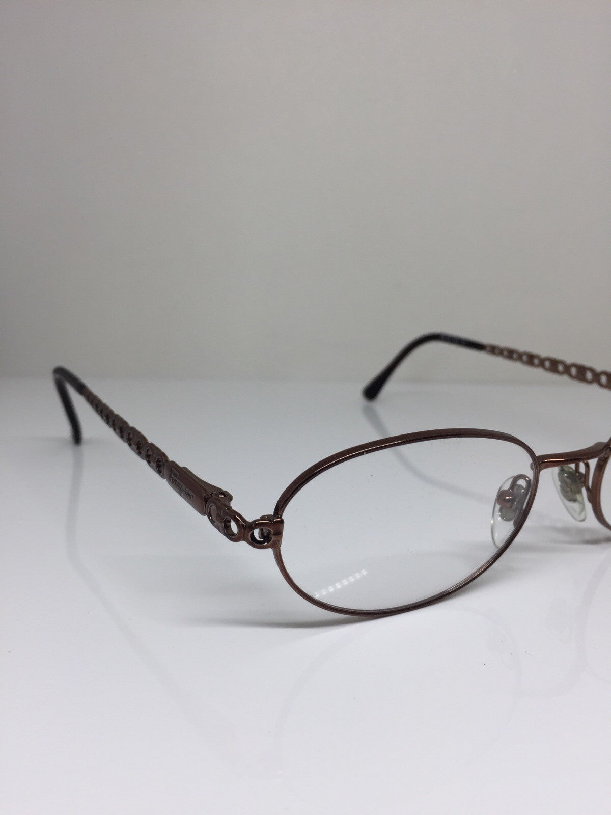 Vintage Salvatore Ferragamo SF 1533 Brown Eyeglasses - Super Vision Optical