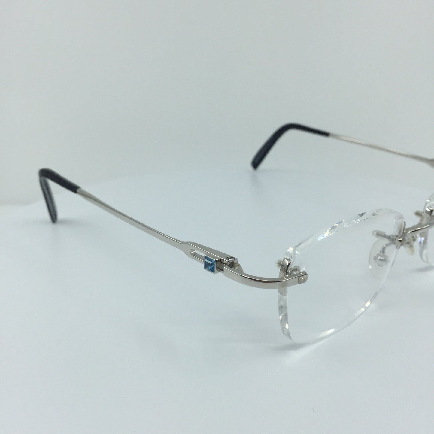 Vintage Fred Lunettes Alaska Prestige F5 Silver Eyeglasses - Super Vision Optical