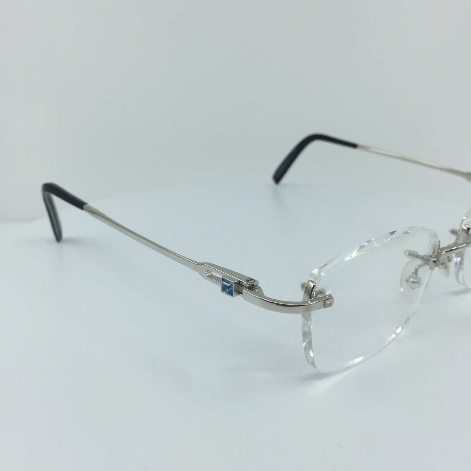 Vintage Fred Lunettes Alaska Prestige F5 Silver Eyeglasses - Super Vision Optical