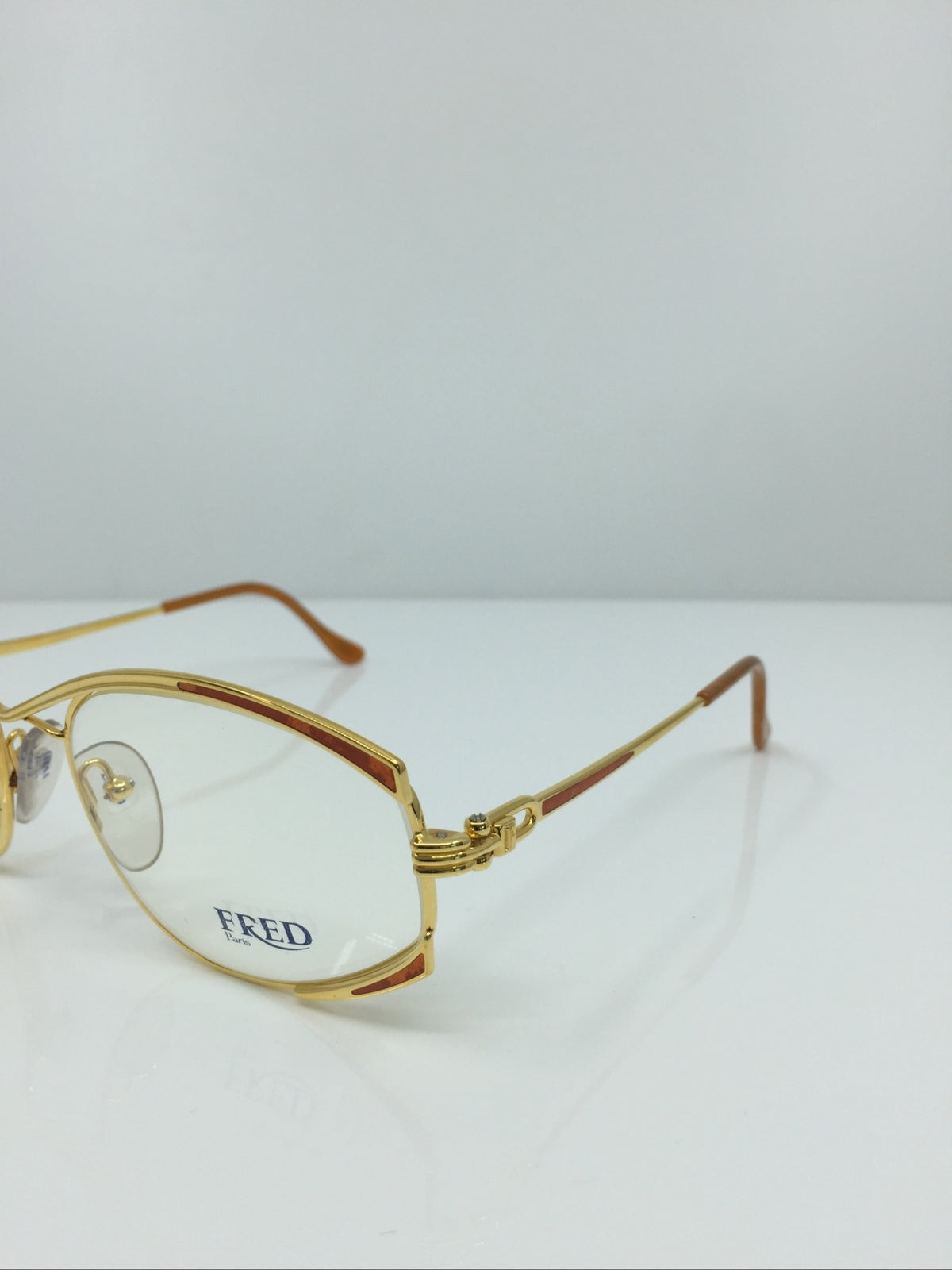Vintage FRED Lunettes Paris Joyau Gold Eyeglasses - Super Vision Optical