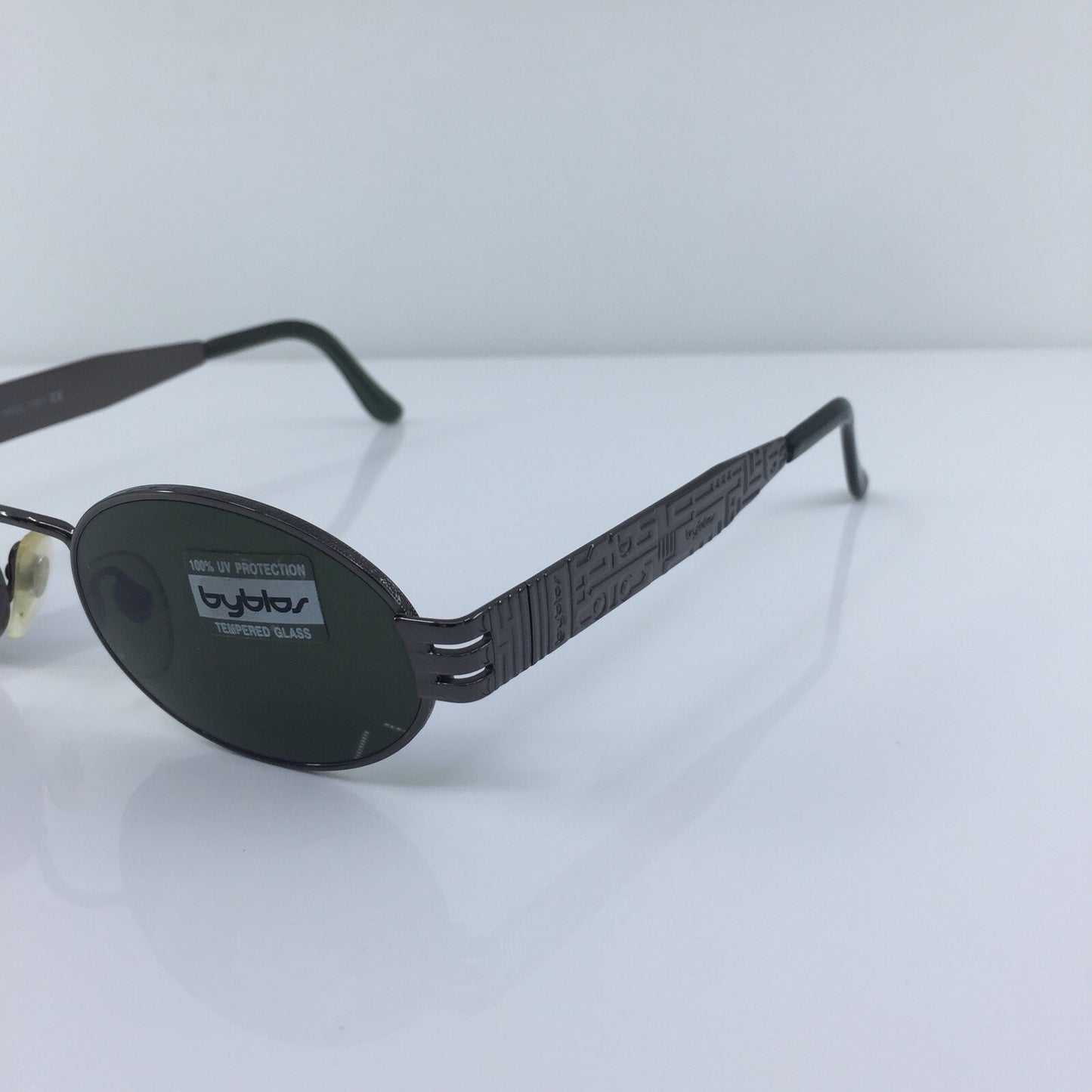 Vintage Byblos BY 613-S Gunmetal Sunglasses - Super Vision Optical
