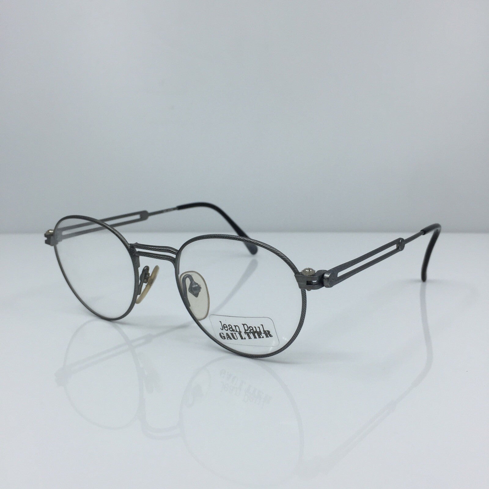 Vintage Jean Paul Gaultier JPG 55-4176 Gunmetal Sunglasses - Super Vision Optical
