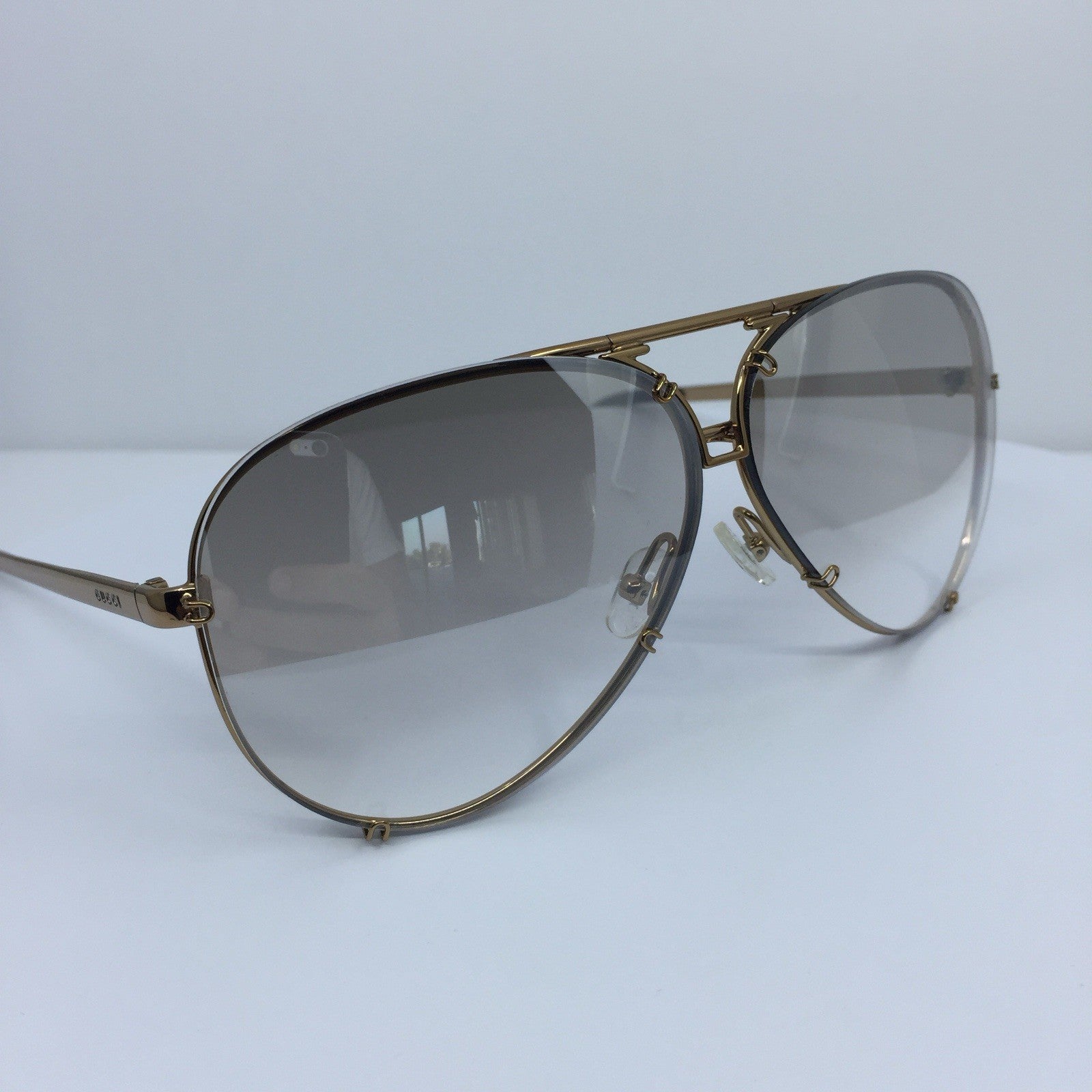 Vintage Gucci GG 1687/S Gold Sunglasses - Super Vision Optical