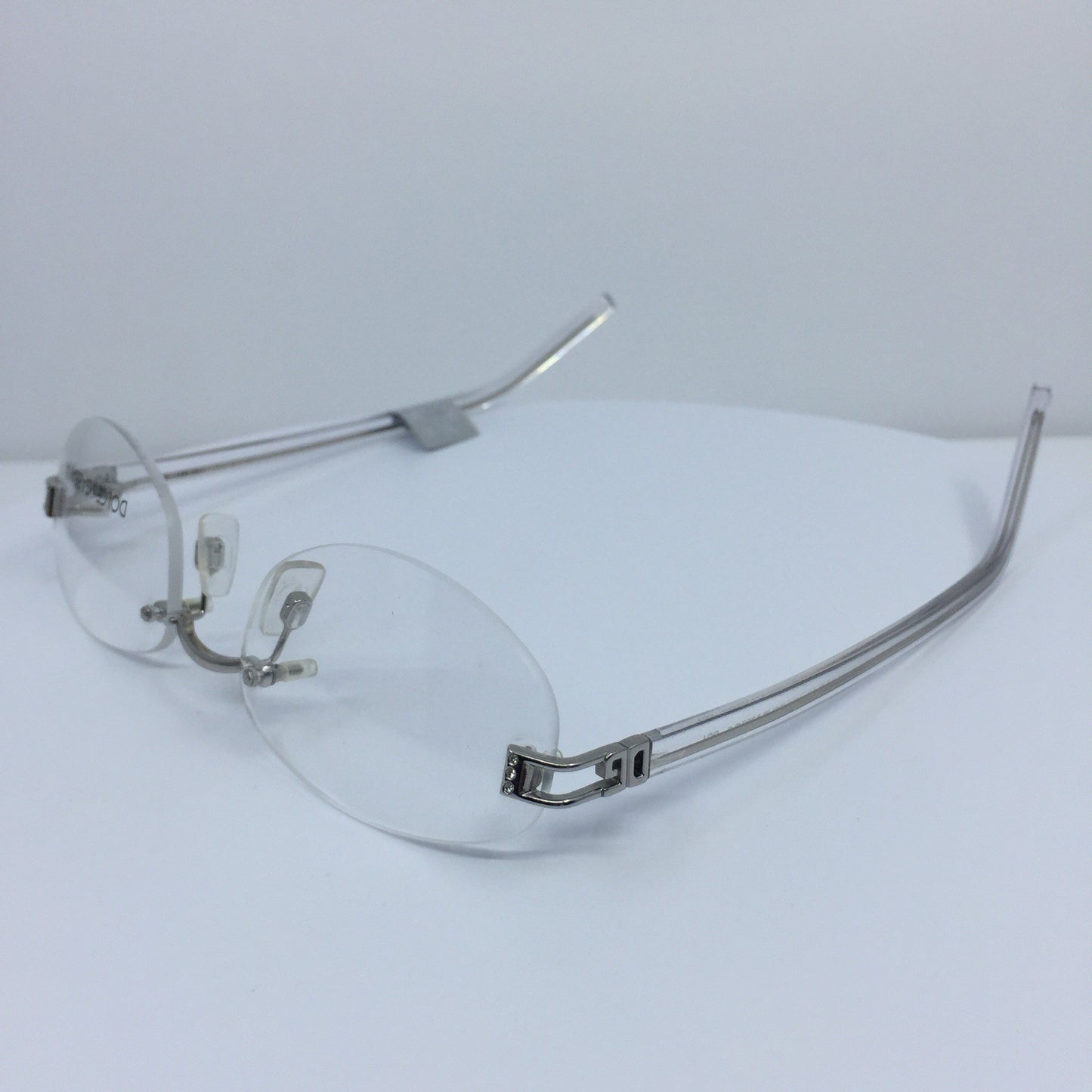 Vintage Dolce & Gabbana DG 460 Silver Eyeglasses - Super Vision Optical