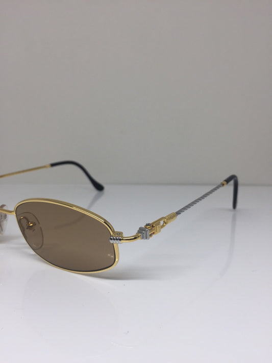 Vintage Fred Lunettes Seychelles MB Gold Sunglasses - Super Vision Optical