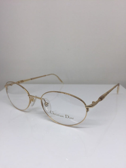 Vintage Christian Dior CD 3565 Gold Sunglasses - Super Vision Optical