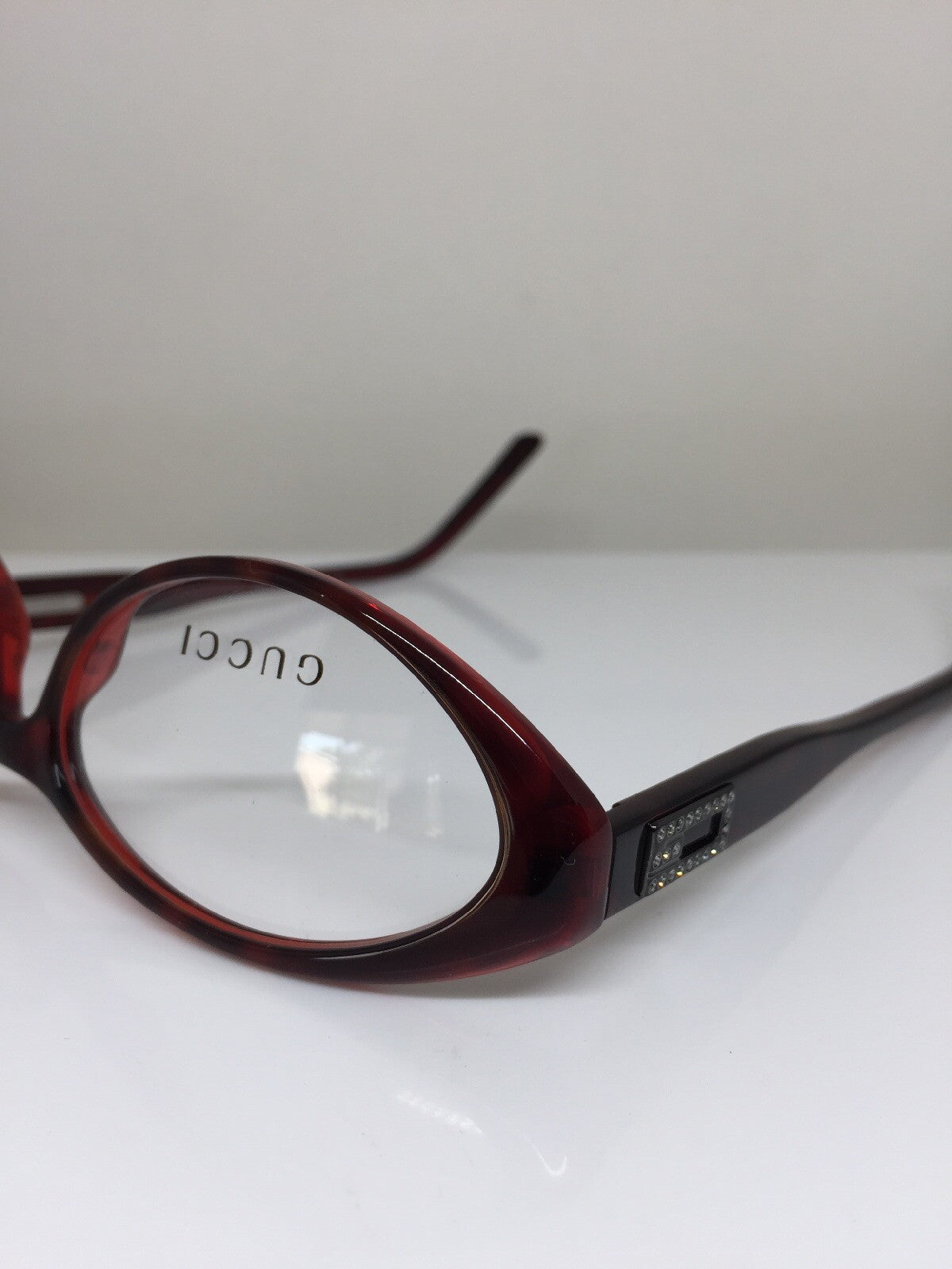 Vintage Gucci GG 2559/STRASS Red Eyeglasses - Super Vision Optical