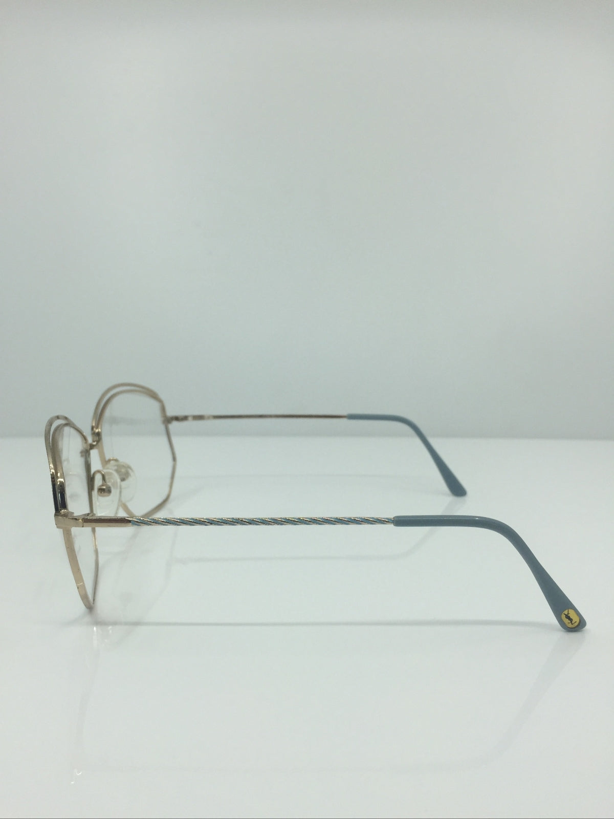 Vintage Saint Laurent YSL 410 Gold Sunglasses - Super Vision Optical