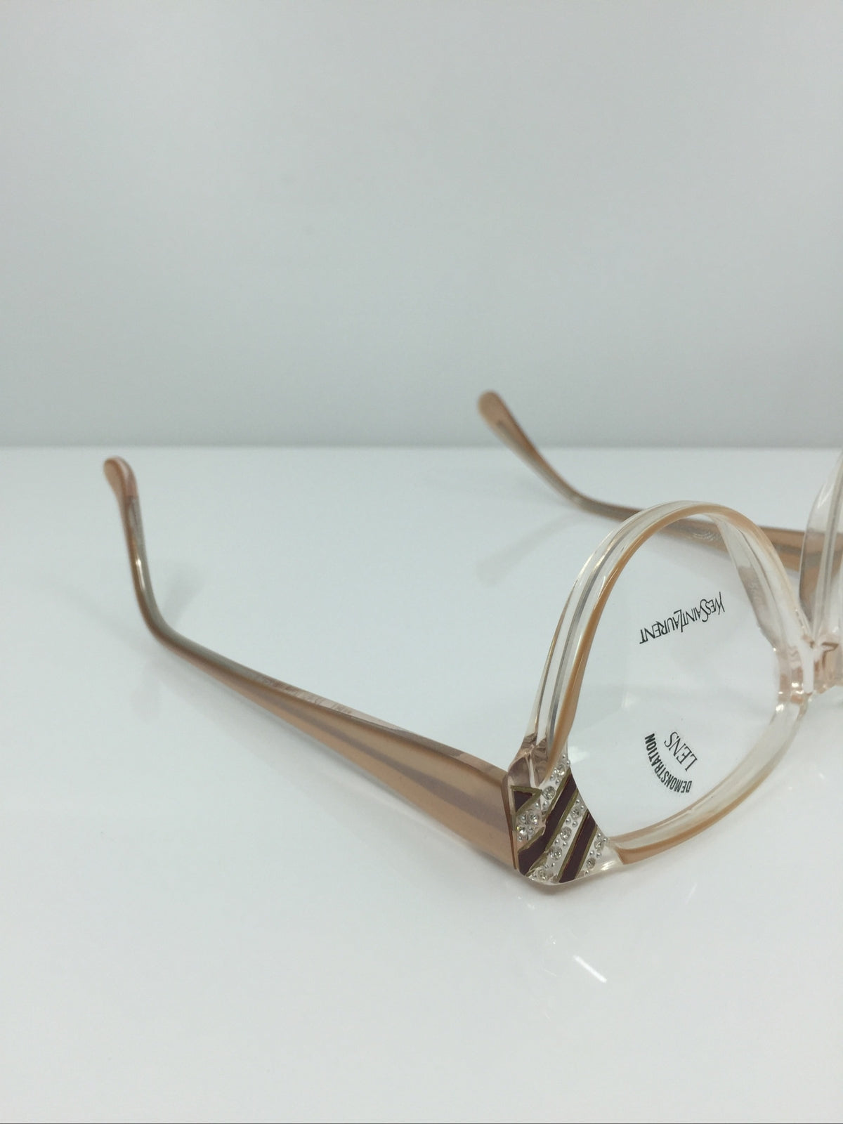 Vintage Saint Laurent YSL 405 Clear Sunglasses - Super Vision Optical