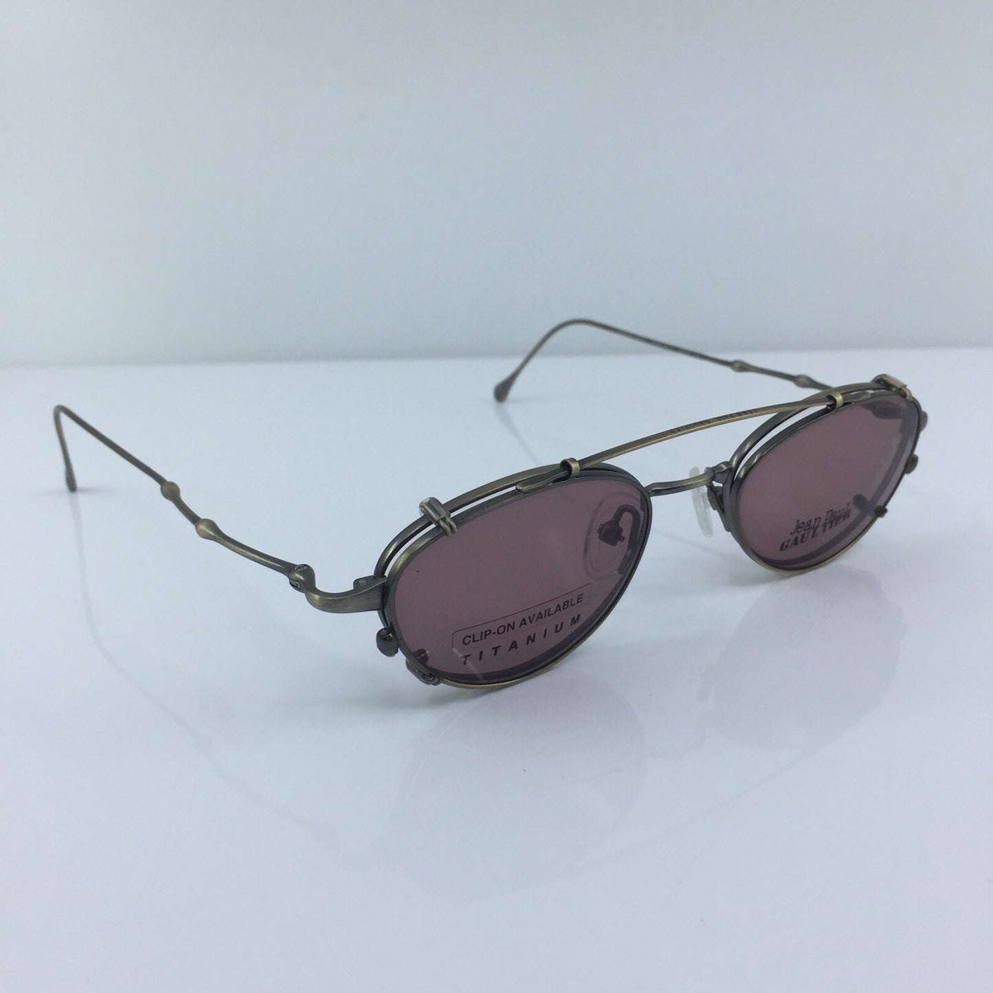 Vintage Jean Paul Gaultier JPG 55-0018 Gold Eyeglasses - Super Vision Optical