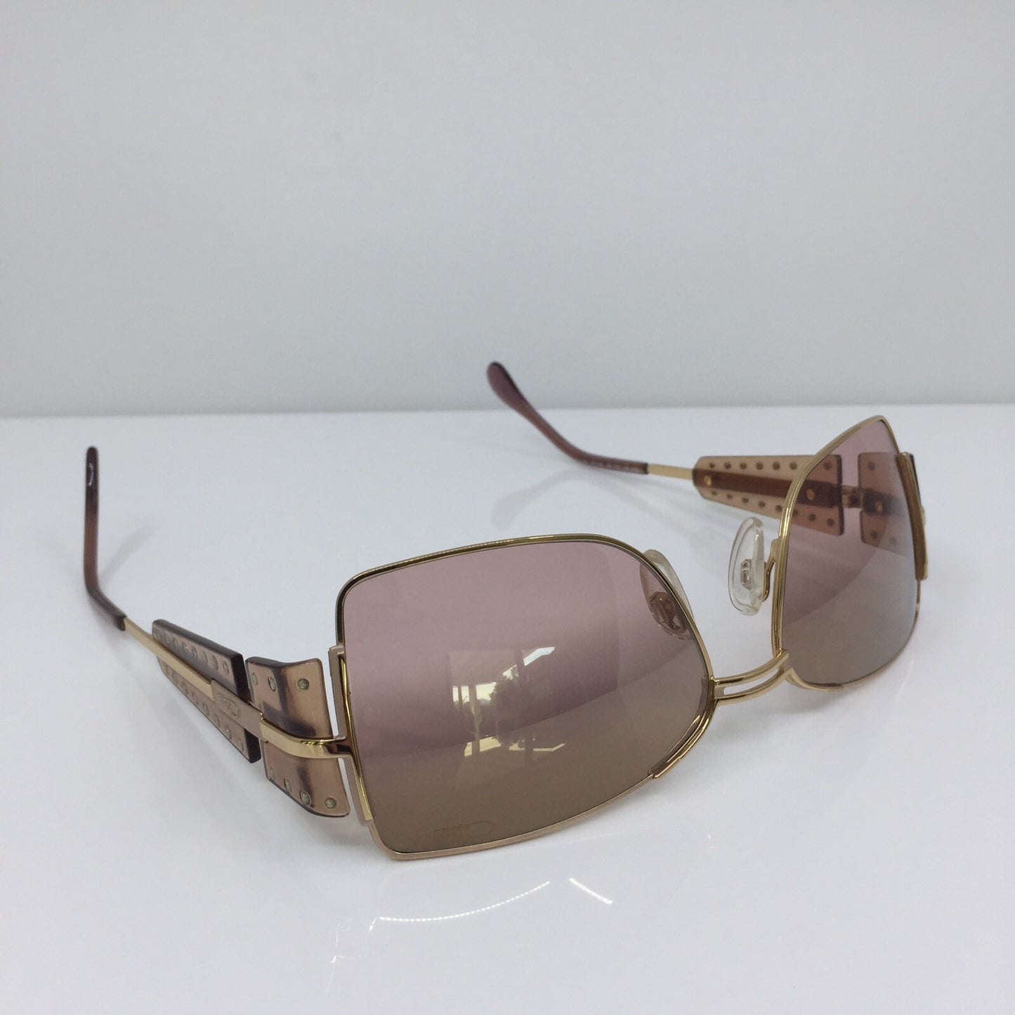 Vintage Cazal MOD. 947 Gold Sunglasses - Super Vision Optical