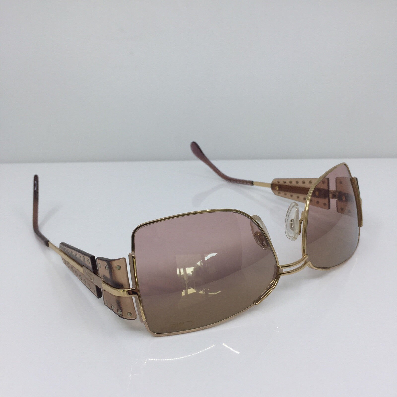 Vintage Cazal MOD. 947 Gold Sunglasses - Super Vision Optical