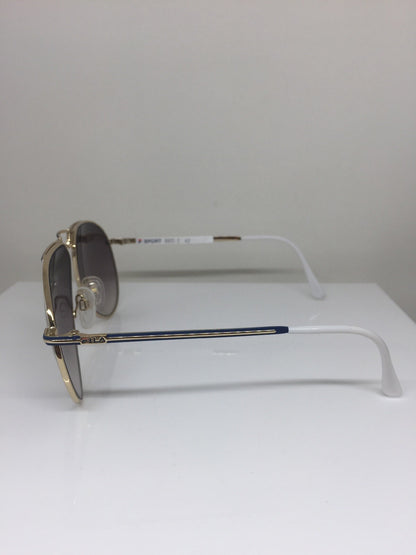 Vintage Fila Sport FILA 8802 Blue Sunglasses - Super Vision Optical
