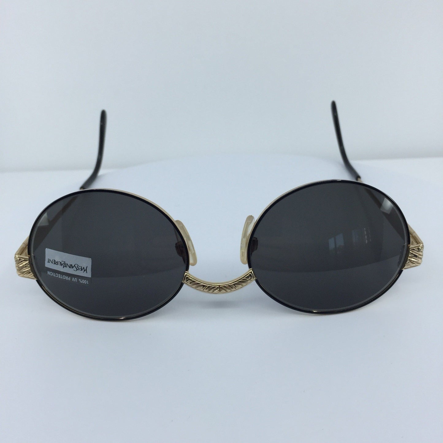 Vintage Saint Laurent YSL 6043 Gold Sunglasses - Super Vision Optical