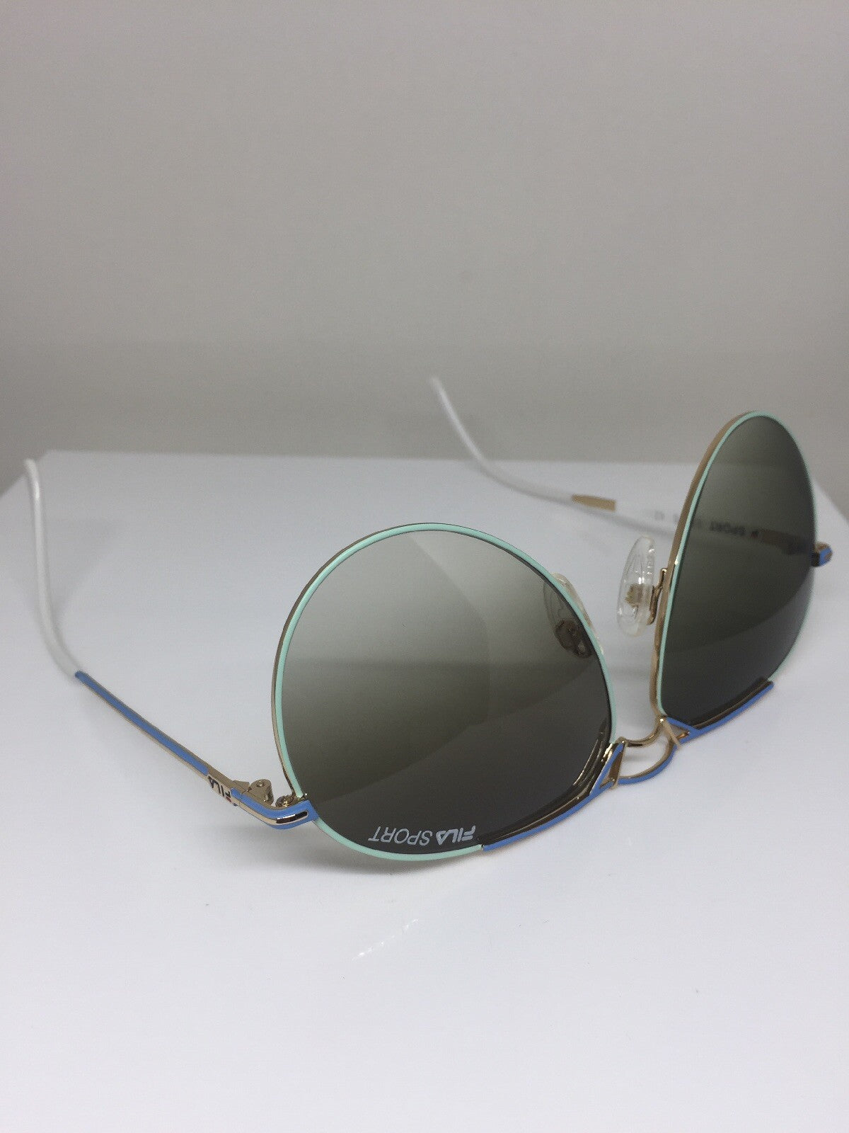 Vintage Fila Sport FILA 8802 Blue Sunglasses - Super Vision Optical