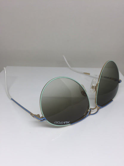 Vintage Fila Sport FILA 8802 Blue Sunglasses - Super Vision Optical