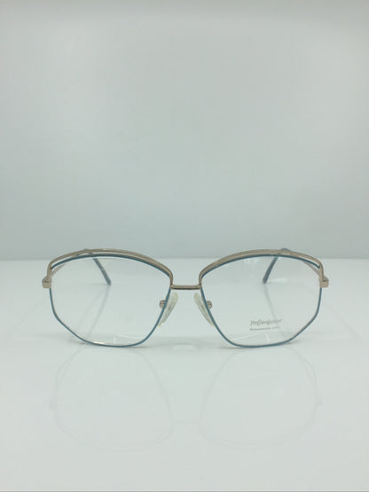 Vintage Saint Laurent YSL 410 Gold Sunglasses - Super Vision Optical