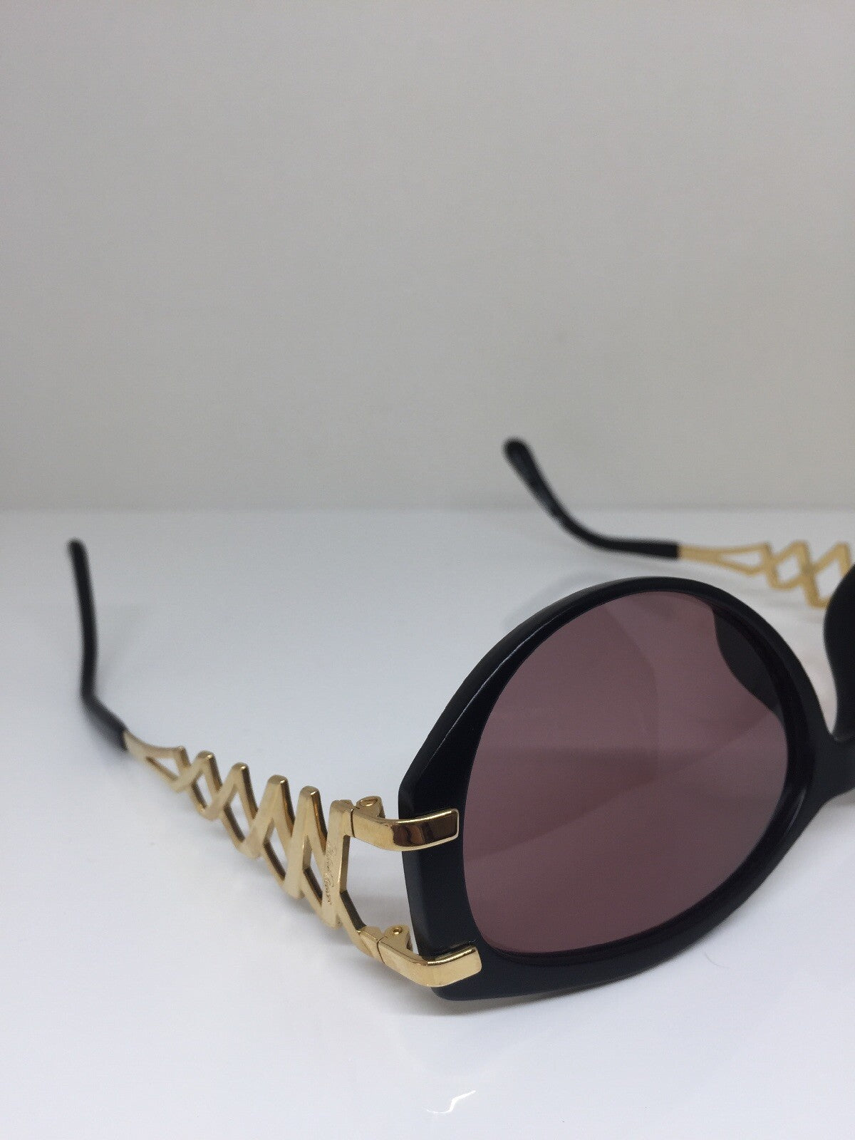 Vintage Paloma Picasso PALOMA PICCASO 3812 Black Sunglasses - Super Vision Optical