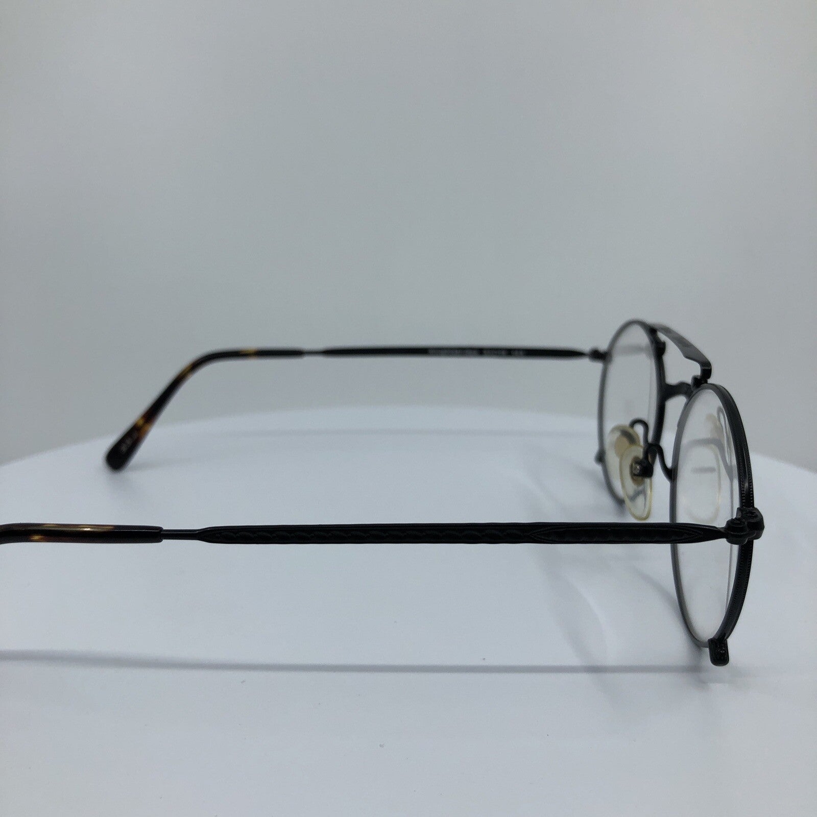 Vintage Beau Monde Collection Knightsbridge Black Eyeglasses - Super Vision Optical