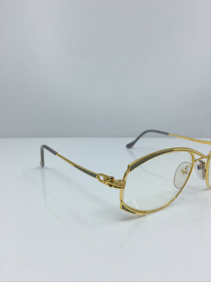 Vintage FRED Lunettes Paris Joyau Gold Eyeglasses - Super Vision Optical