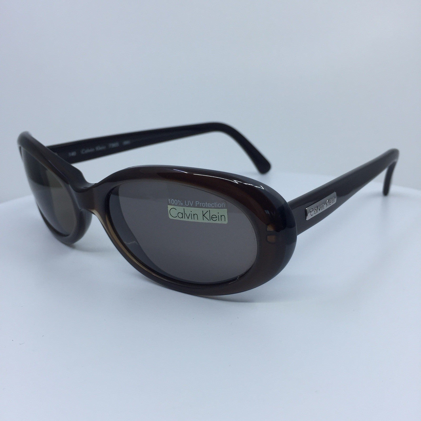 Vintage Calvin Klein CK 736, CK 736S, CK 736-S Brown Sunglasses - Super Vision Optical