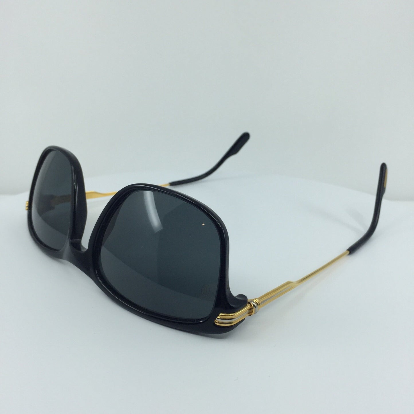 Vintage Cartier T8200189 Black Sunglasses - Super Vision Optical