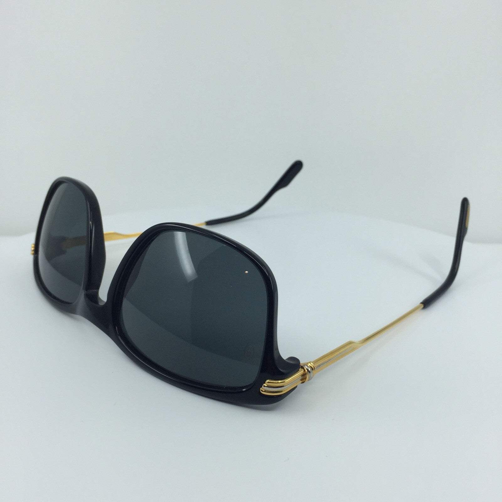 Vintage Cartier T8200189 Black Sunglasses - Super Vision Optical