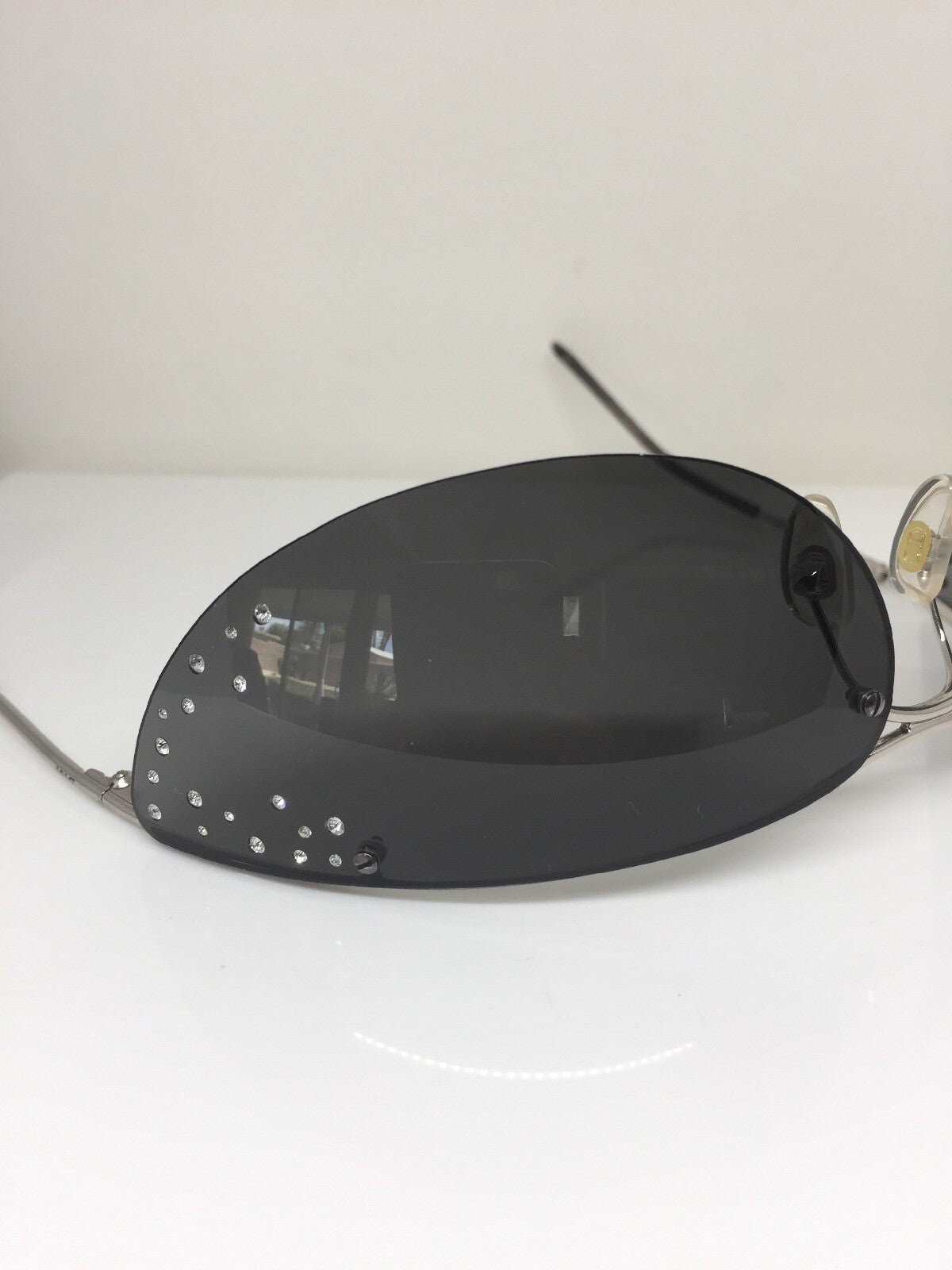 Vintage Dior CD Dior Extase Strass Silver Sunglasses - Super Vision Optical